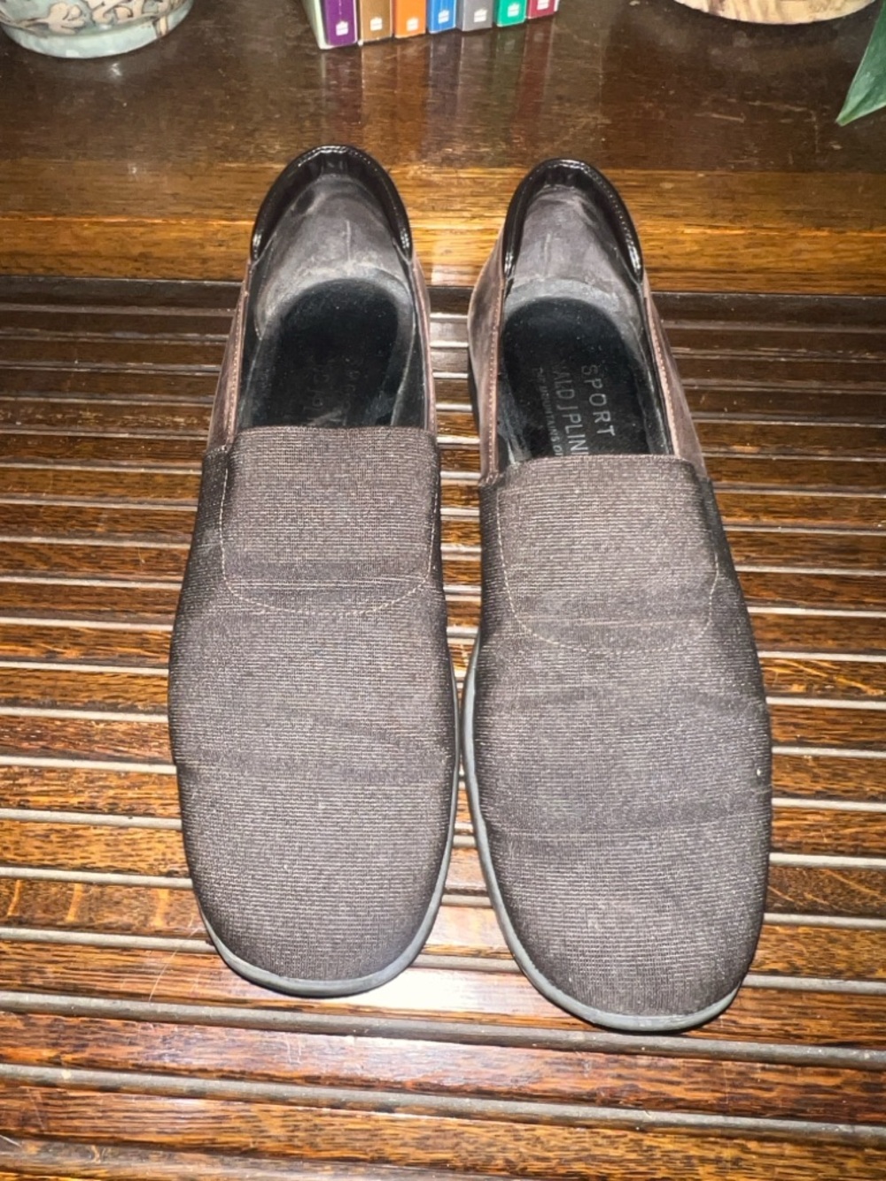 Donald J. Pliner Men's Brown Slip-On Loafers